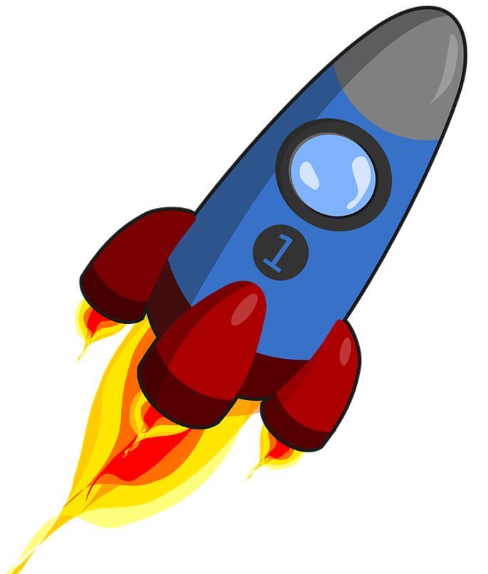Rocketship Cartoon